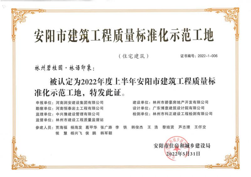 喜報丨集團公司承建的碧桂園?林語(yǔ)印象、楓林臺等多個(gè)項目紛紛獲獎 